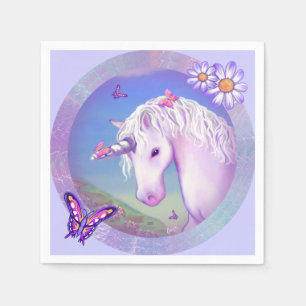 En Papier Une serviette Paradise Violette