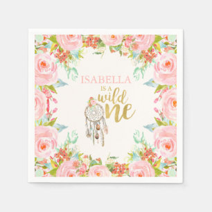 En Papier Une serviette sauvage Boho Dreamcatcher de fête