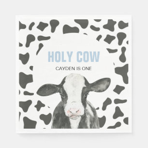 En Papier Vache sacrée, je suis une serviette de fête d'anni