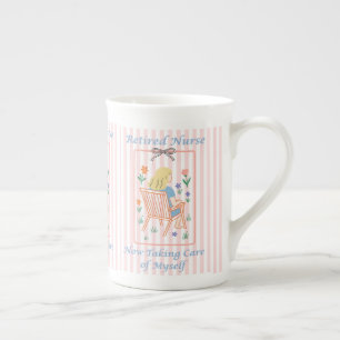 En Porcelaine Cadeau de tasse pour infirmière retraitée - Cadeau