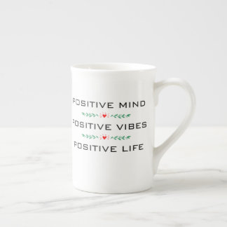 EN PORCELAINE ESPRIT POSITIF, VIBRAPHONE POSITIF, TASSE POSITIVE