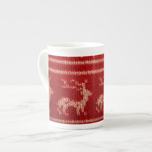En Porcelaine Grosse tasse de Sweat de Noël (Devant gauche)
