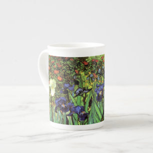 En Porcelaine Iris par la tasse de la Chine de beaux-arts de Van