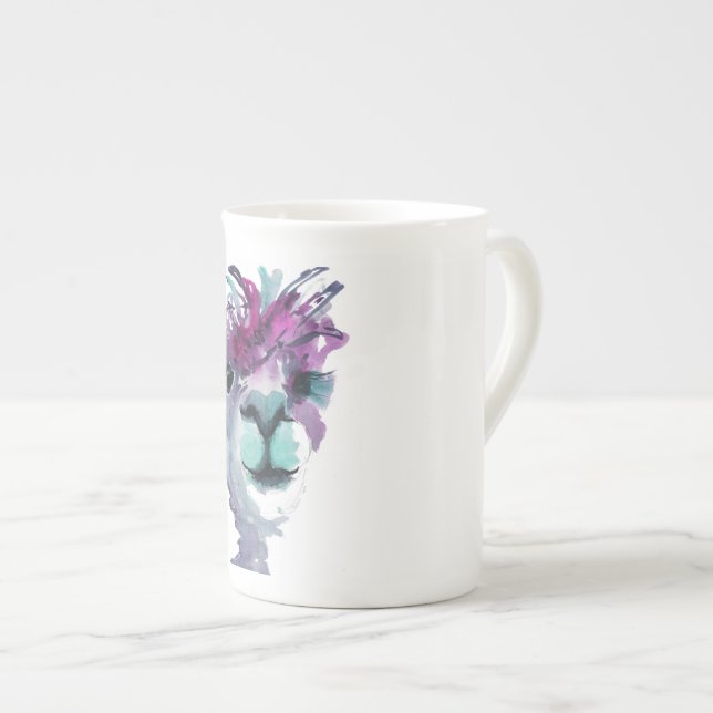 En Porcelaine Jose la tasse d'alpaga (Devant droit)