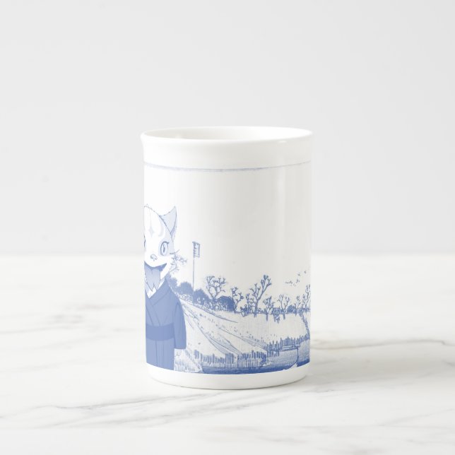 En Porcelaine La tasse de thé de Katori (Devant)