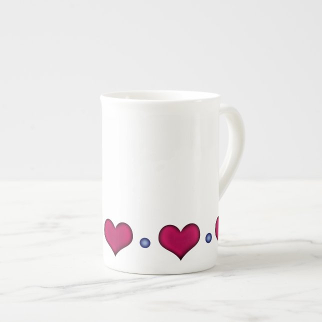 En Porcelaine La tasse faite sur commande, choisissent des (Devant droit)