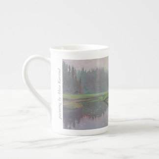 En Porcelaine Marée d'estuaire de Musquash se levant - tasse de