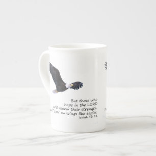 En Porcelaine Sur des ailes aimez la tasse de spécialité