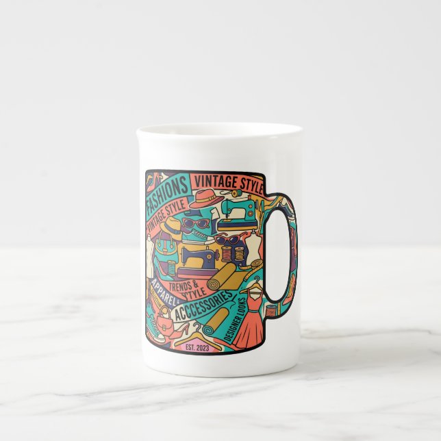 En Porcelaine tasse (Devant)