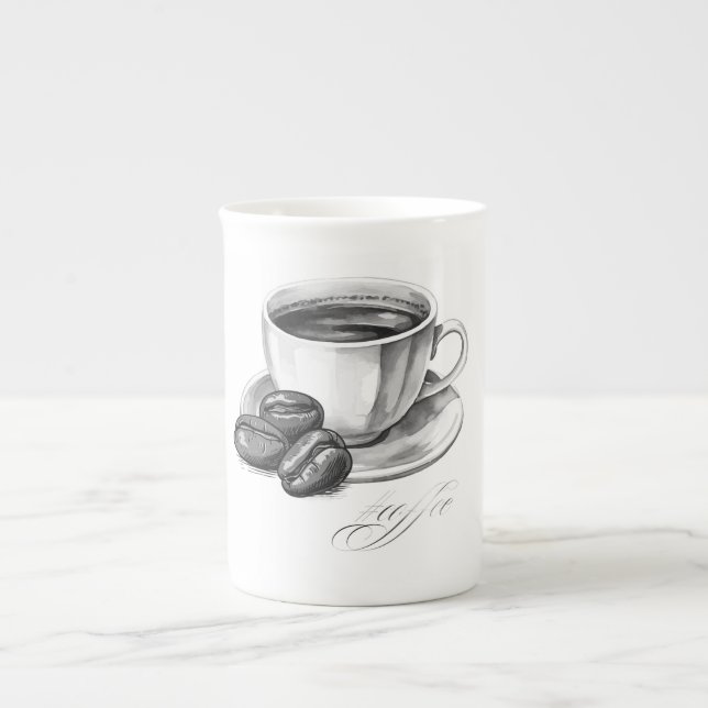 En Porcelaine tasse (Devant)