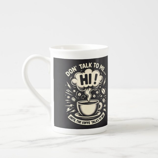 En Porcelaine Tasse à café (Gauche)