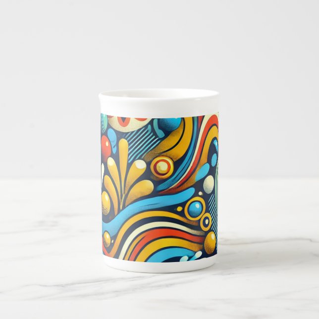 En Porcelaine Tasse à lait (Devant)