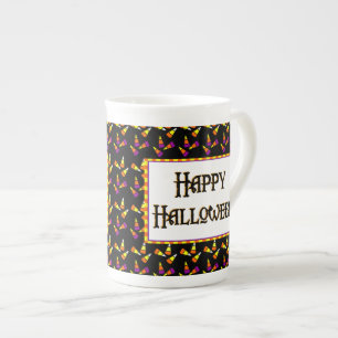 En Porcelaine Tasse à motif de bonbons Happy Halloween