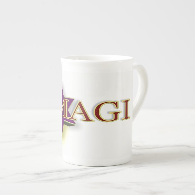 En Porcelaine Tasse biblique de Magi (Devant droit)