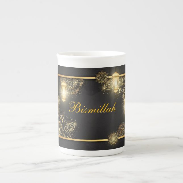 En Porcelaine Tasse Bismillah (Devant)
