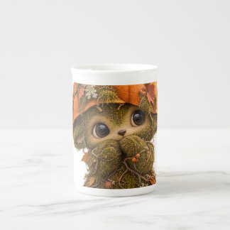 En Porcelaine Tasse Créature Mignonne de la Forêt de Citrouilles