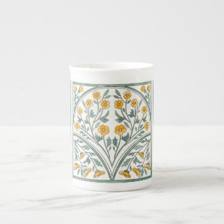 En Porcelaine Tasse de Bouttercup Art nouveau