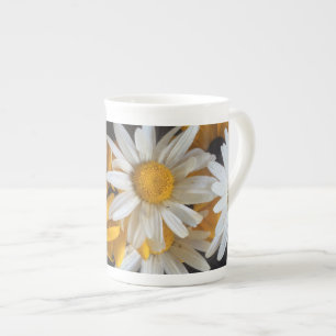 En Porcelaine Tasse de café de marguerite