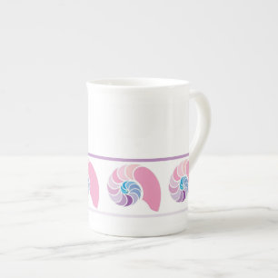 En Porcelaine Tasse de coquille de mer