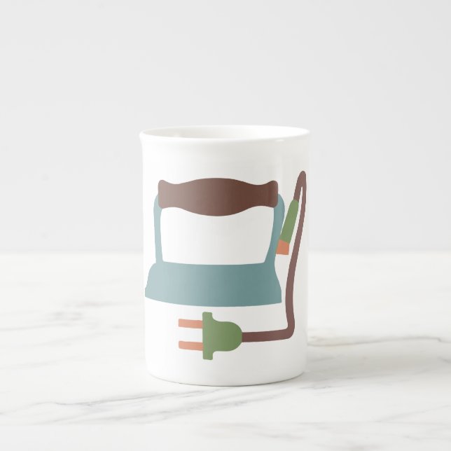 En Porcelaine Tasse de fer (Devant)