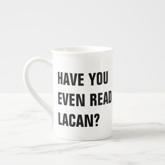 En Porcelaine Tasse de Lacan (Gauche)