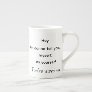 En Porcelaine Tasse de motivation