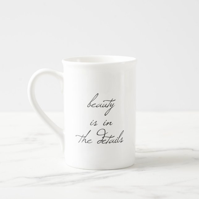 En Porcelaine Tasse de spécialité de beauté (Gauche)