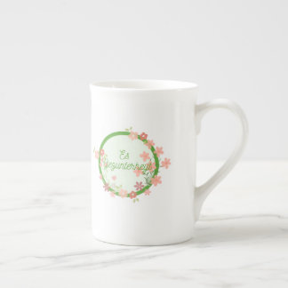 En Porcelaine Tasse Es Gezunterheyt