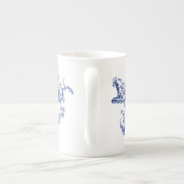 En Porcelaine Tasse fine de la Chine (Dos)