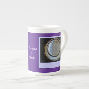 En Porcelaine tasse nuptiale de douche de goûter