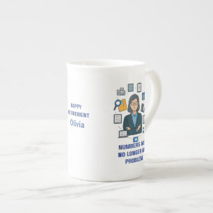 En Porcelaine Tasse pour Comptable à la Retraite – Cadeau de Ret