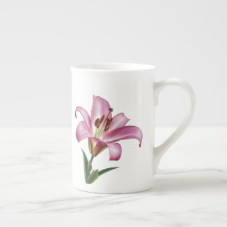 En Porcelaine Tasse rose de lis d'astronome