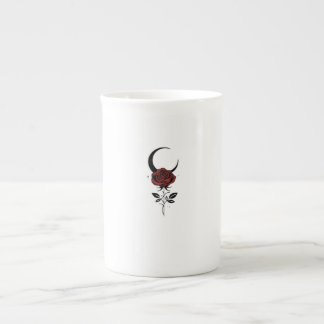 En Porcelaine Tasse Rose Lune