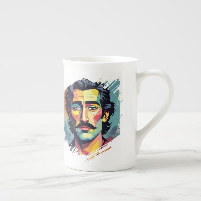 En Porcelaine Tasse spéciale (Droite)