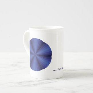 En Porcelaine Tasse spéciale Illusion Optique Bleue