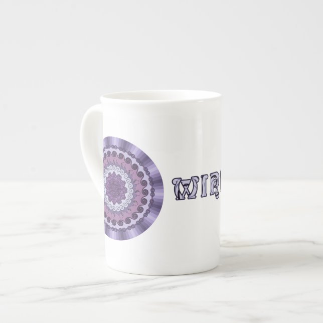 En Porcelaine Tasse spéciale Mandala du Vent (Devant gauche)
