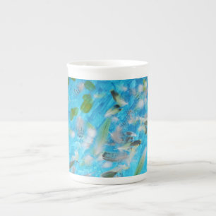 En Porcelaine Tasse spéciale oiseaux de l'océan