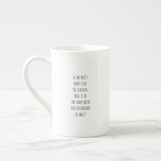 En Porcelaine Tasse spéciale pour dériver à part (Gauche)