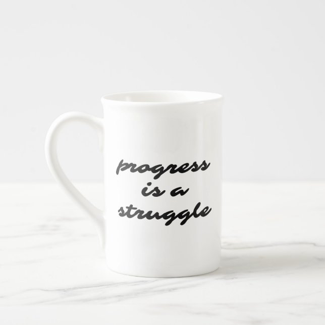 En Porcelaine Tasse Spéciale Progrès (Gauche)