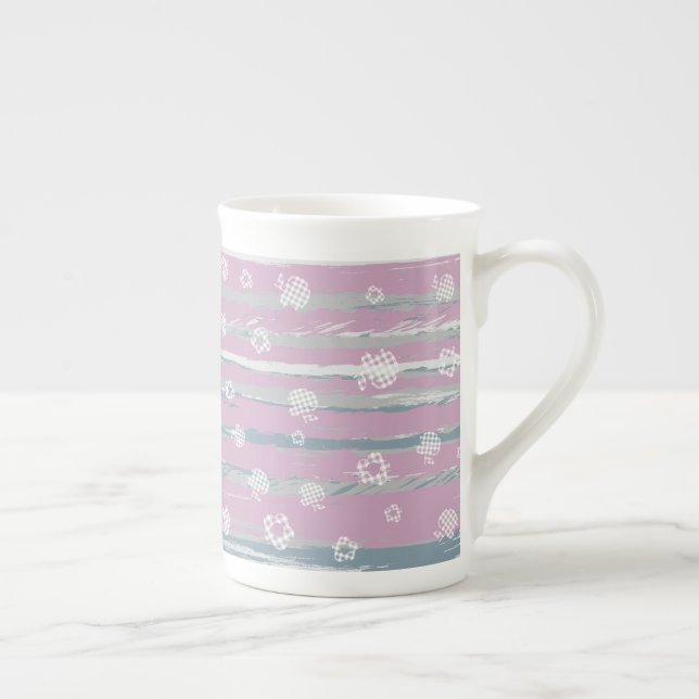 En Porcelaine Tasse spéciale – Verger Gingham (Droite)