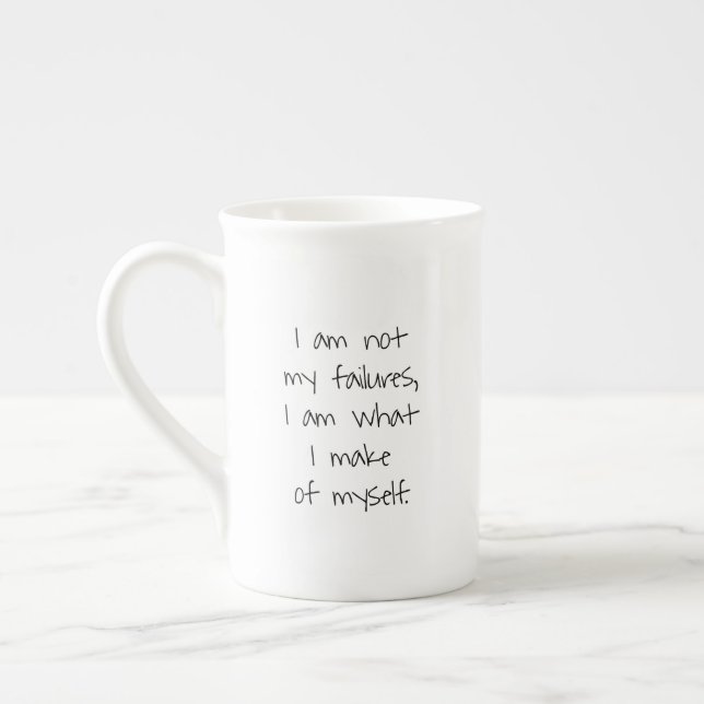 En Porcelaine Tasse spécialité Pas Mes Échecs (Gauche)