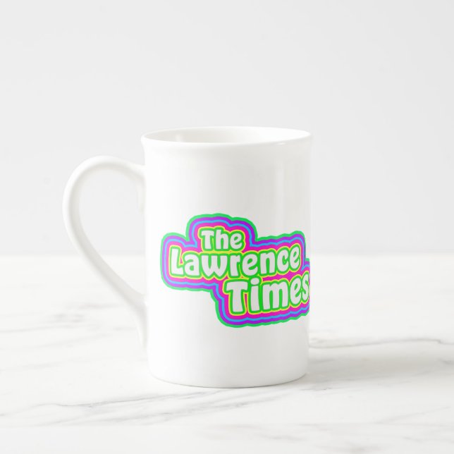En Porcelaine Tasse super Lawrence Times (Gauche)