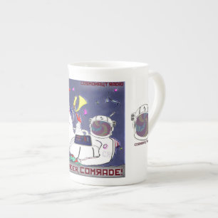 En Porcelaine Travailler plus dur, camarade ! Tasse