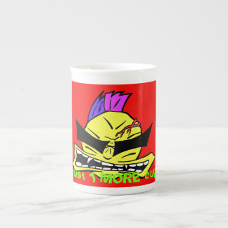 En Porcelaine Visage une plus de tasse de café de tasse