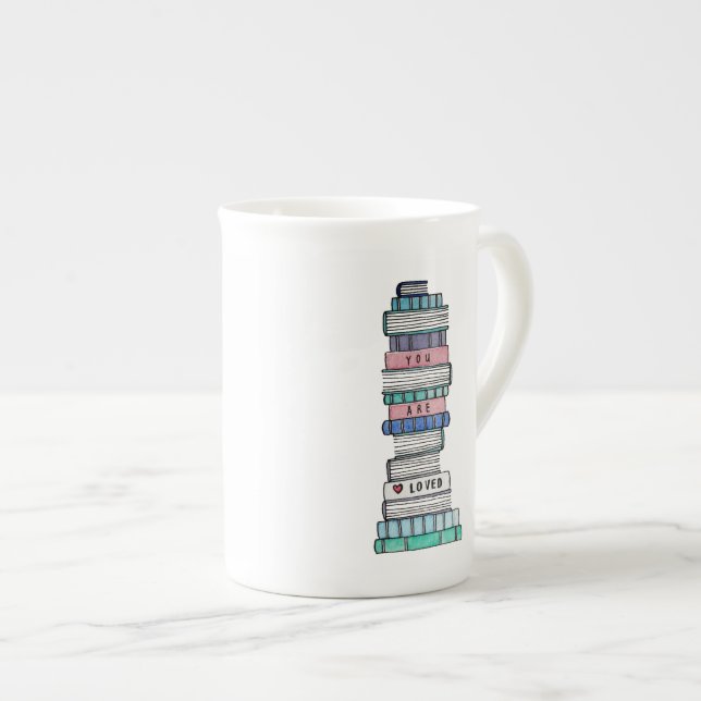 En Porcelaine Vous êtes tasse aimée (Devant droit)