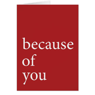 en raison de vous (rouge)