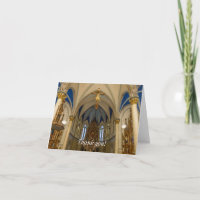 En regardant le Carte de remerciements St Peter Al