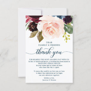 En remplacement de Favors Merci Carte Place