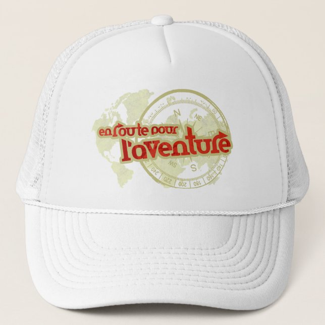 en route pour l'aventure aventurier casquette (Devant)