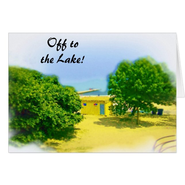 En route vers le rivage du lac ! (Devant horizontal)